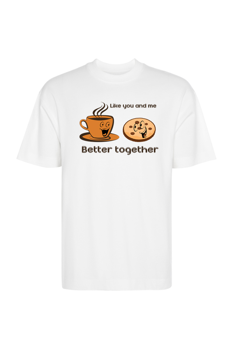 Tricou Oversize - Coffee and Biscuits - imagine 2