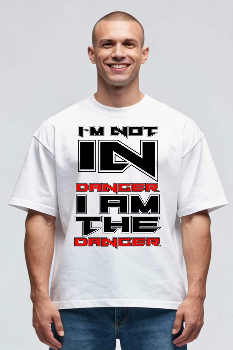 Tricou Oversize - Danger - imagine 3