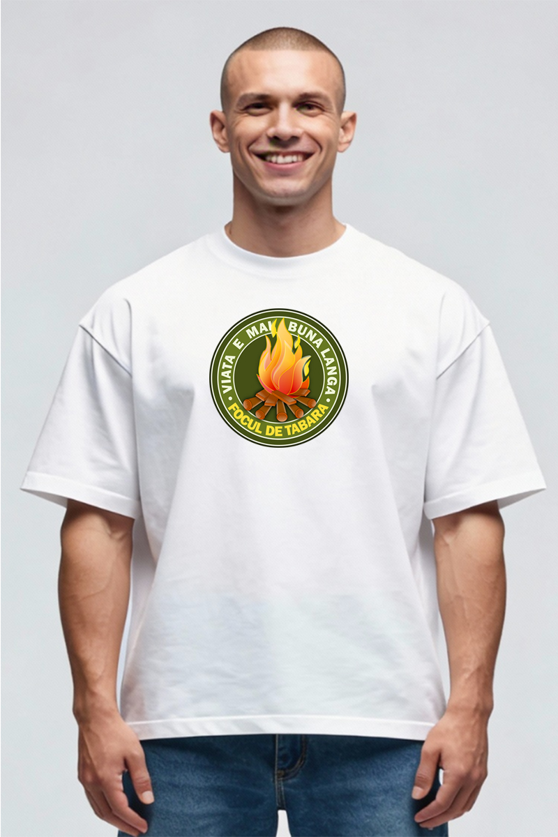 Tricou Oversize - Foc de tabără - imagine 3