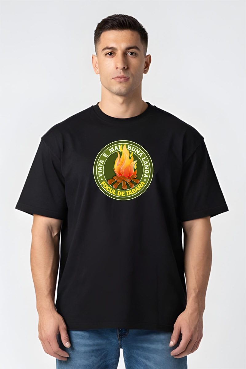 Tricou Oversize - Foc de tabără - imagine 4