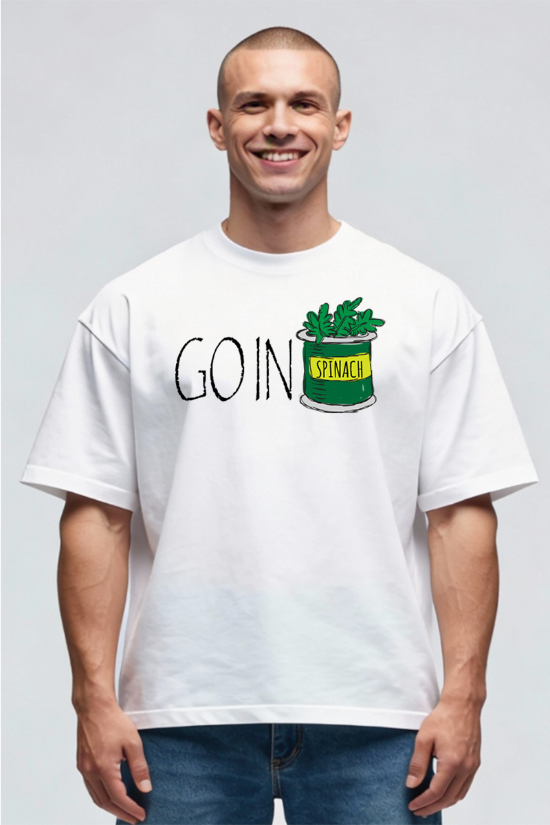 Tricou Oversize - Go in Spanich - imagine 3