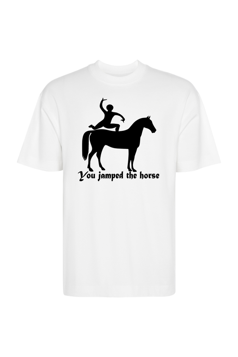 Tricou Oversize - You Jamped the Horse - imagine 2