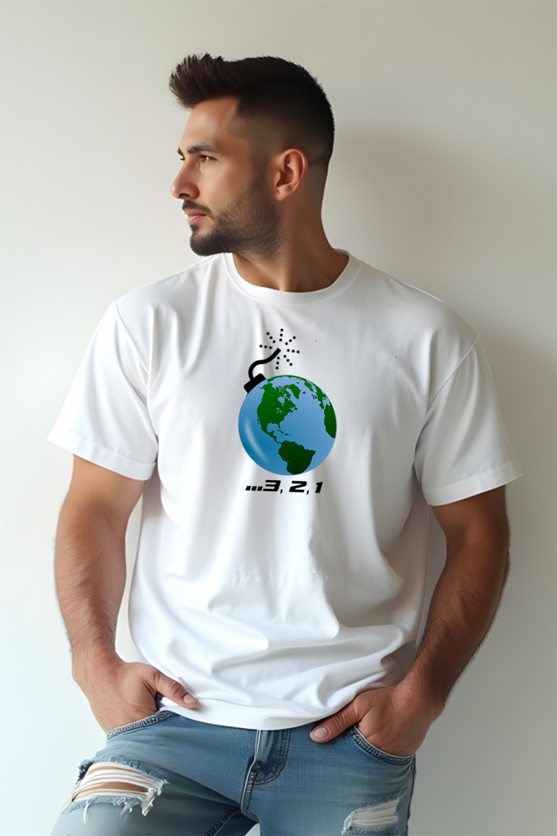 Tricou Oversize - Planet in Danger
