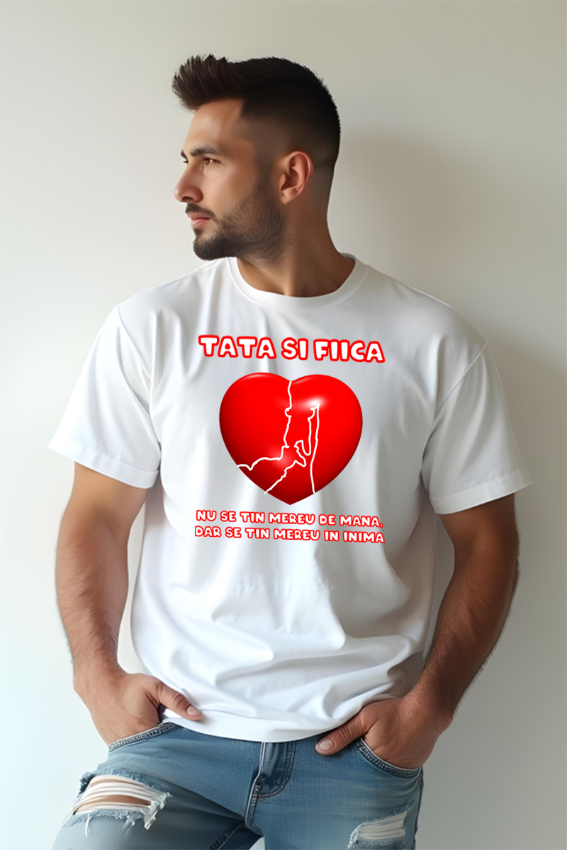 Tricou Oversize - Tată și fiică