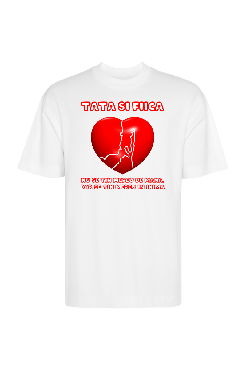 Tricou Oversize - Tată și fiică - imagine 2