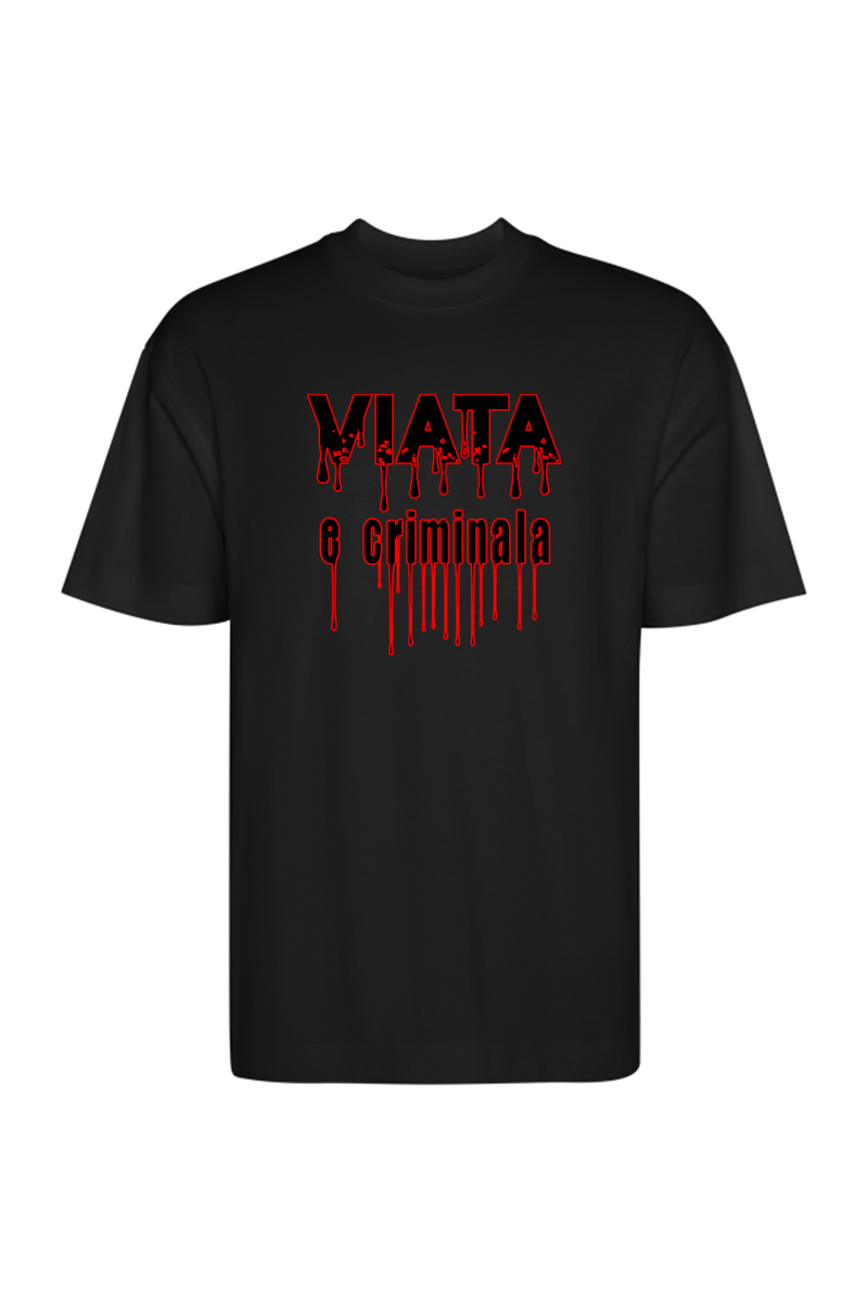 Tricou Oversize - Viața e criminală - imagine 5
