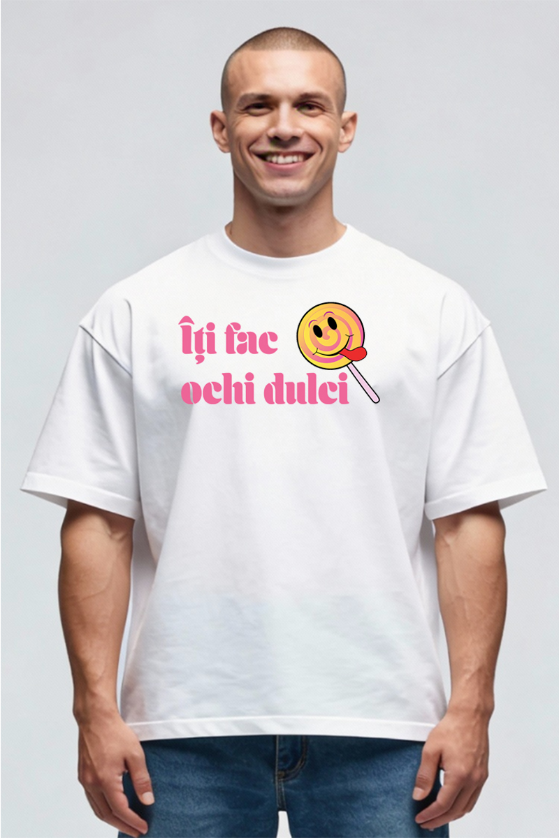 Tricou Oversize - Ochi dulci - imagine 3