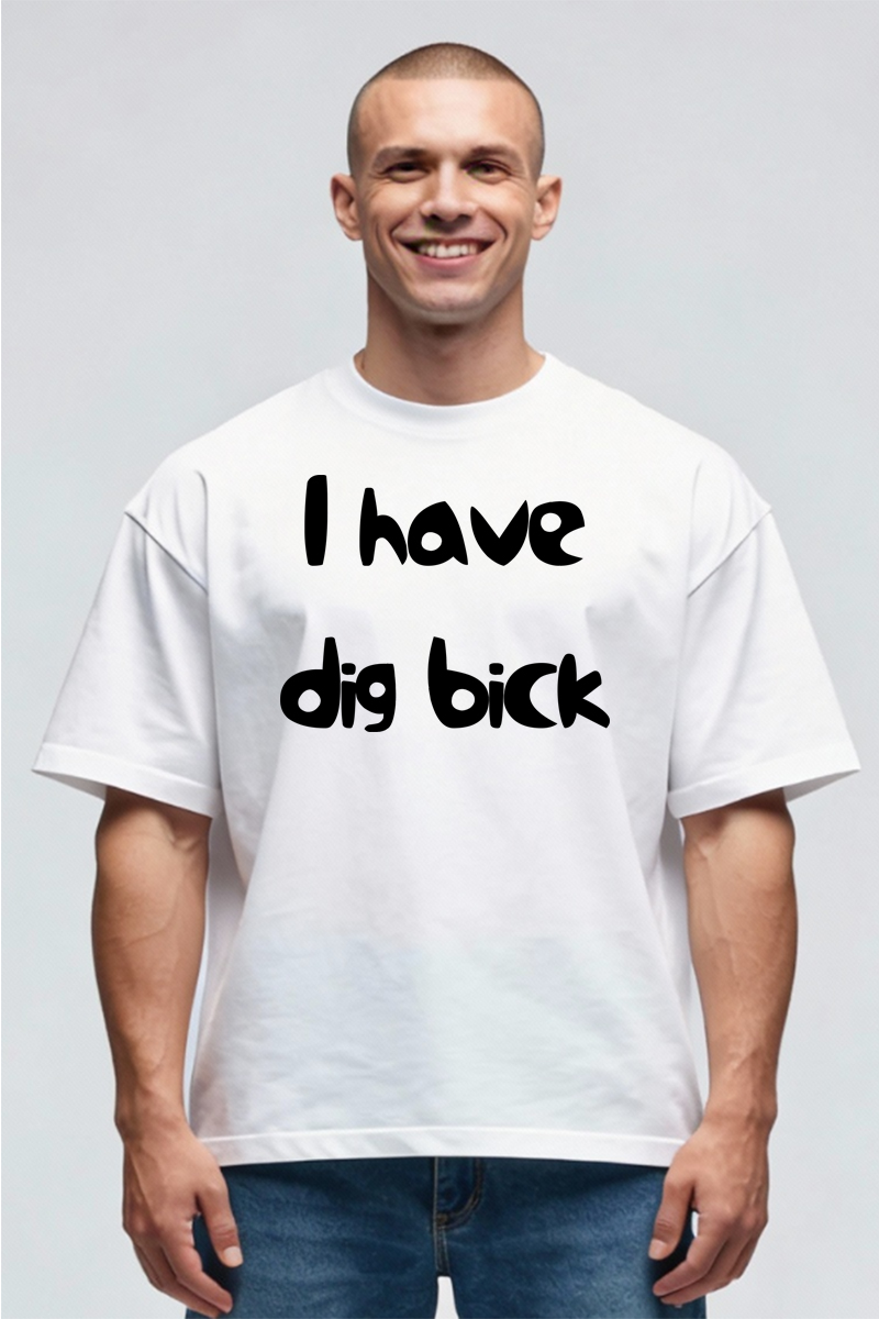 Tricou Oversize - Dig Bick - imagine 3