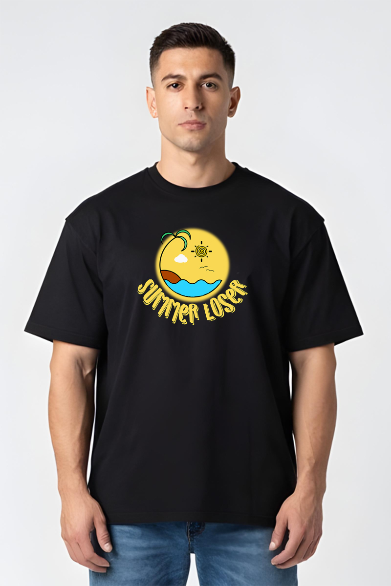 Tricou Oversize - Summer loser - imagine 4