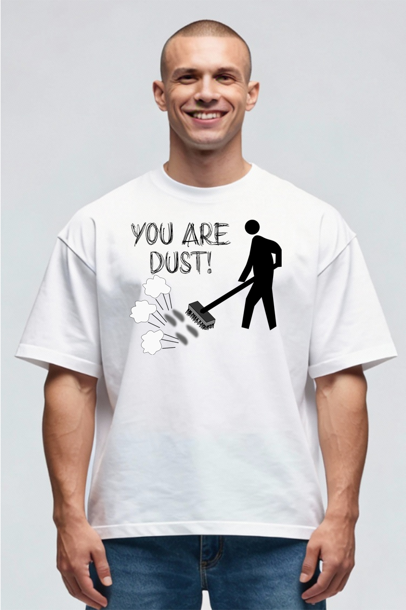 Tricou Oversize - You are Dust - imagine 3