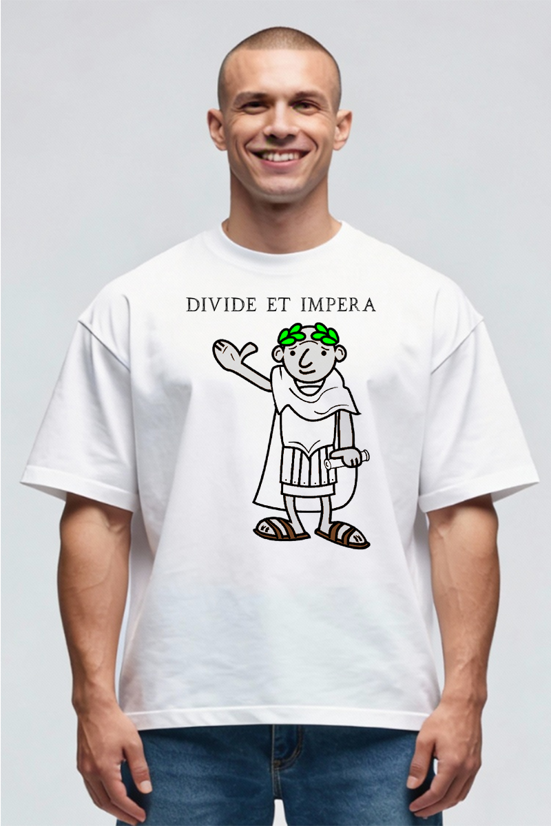 Tricou Oversize - Divide et Impera - imagine 3