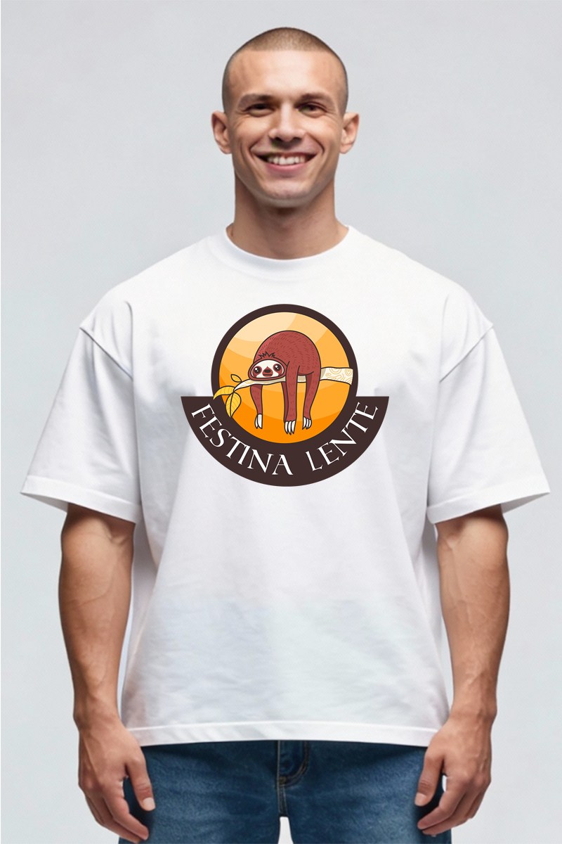 Tricou Oversize - Festina Lente - imagine 3