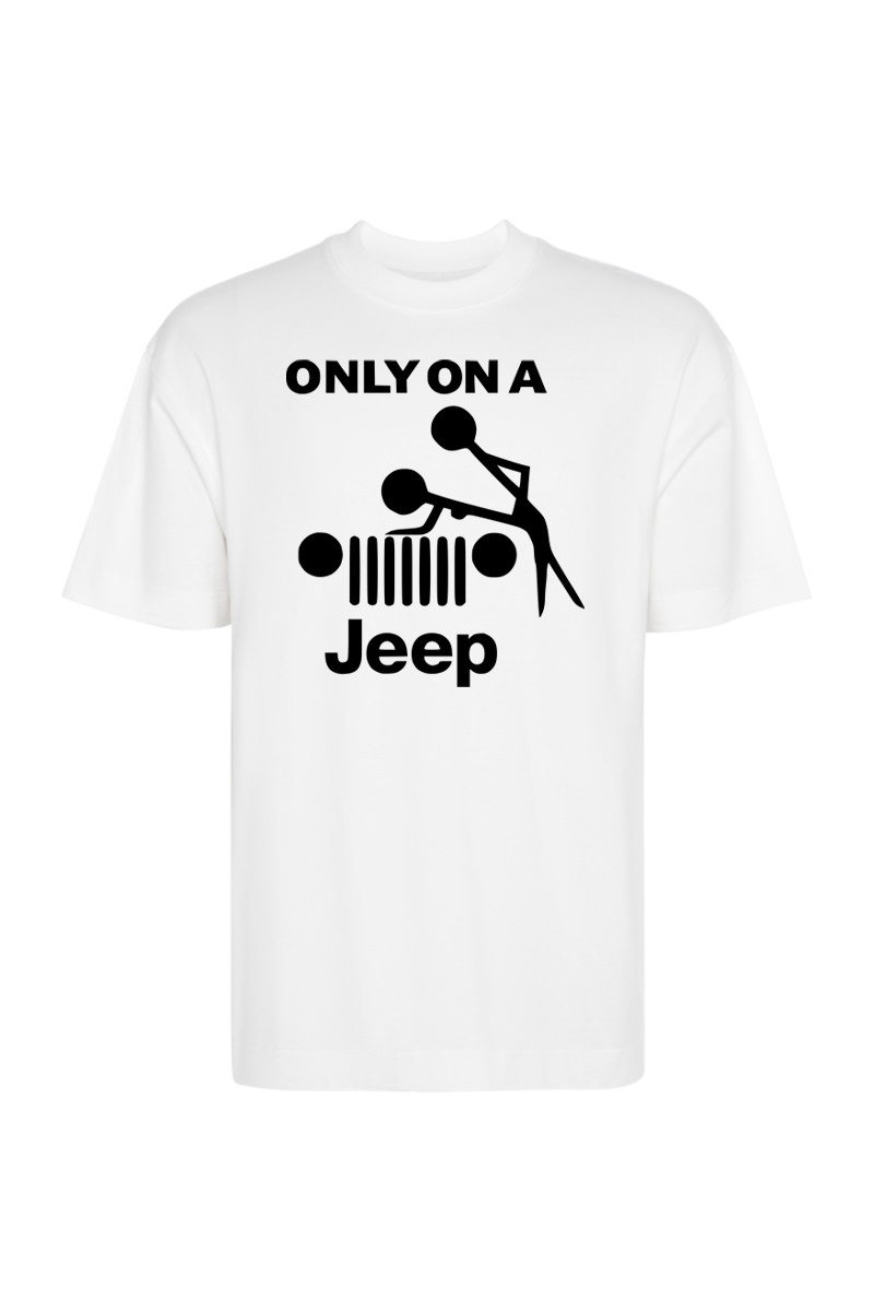 Tricou Oversize - Only on a Jeep - imagine 2