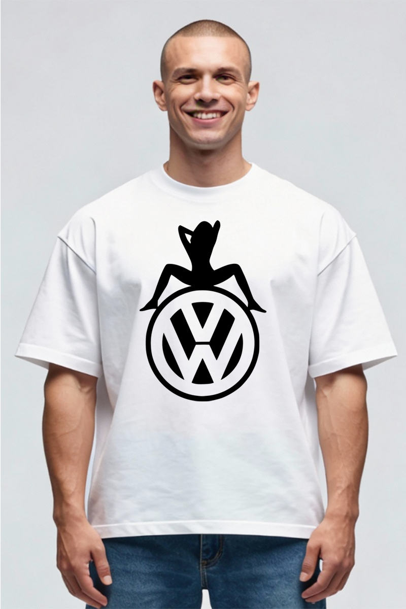 Tricou Oversize - VW Girl - imagine 3