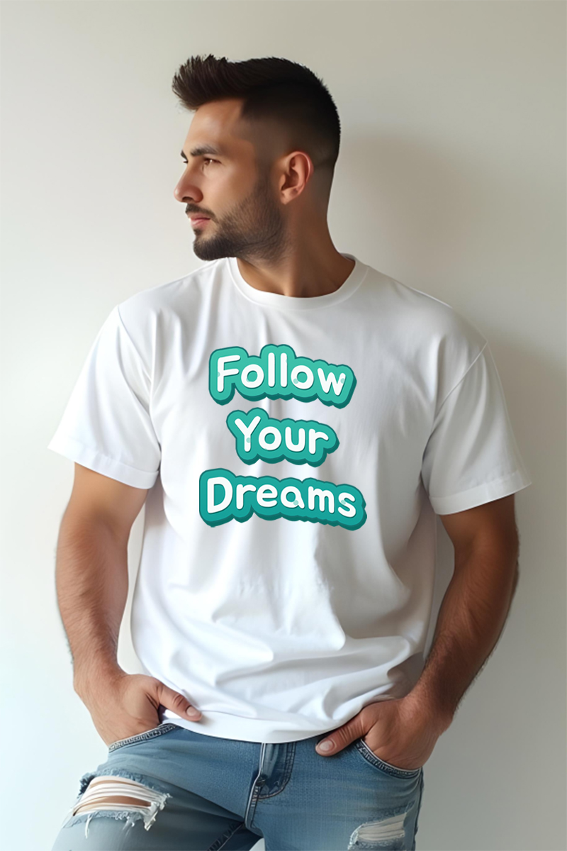 Tricou Oversize - Follow Your Dreams - imagine 2