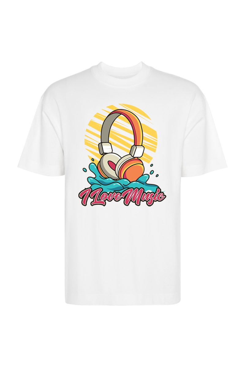 Tricou Oversize - Love Music - imagine 2