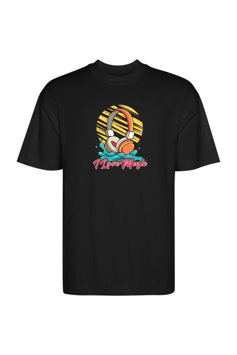 Tricou Oversize - Love Music - imagine 5