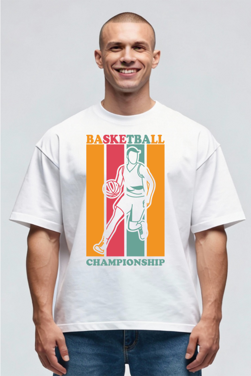 Tricou Oversize - Basketball - imagine 3