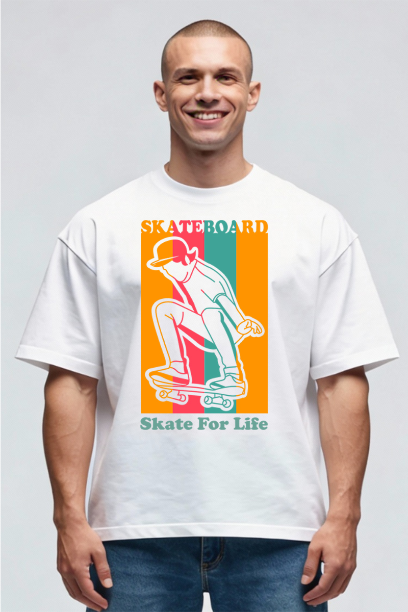 Tricou Oversize - Skateboard