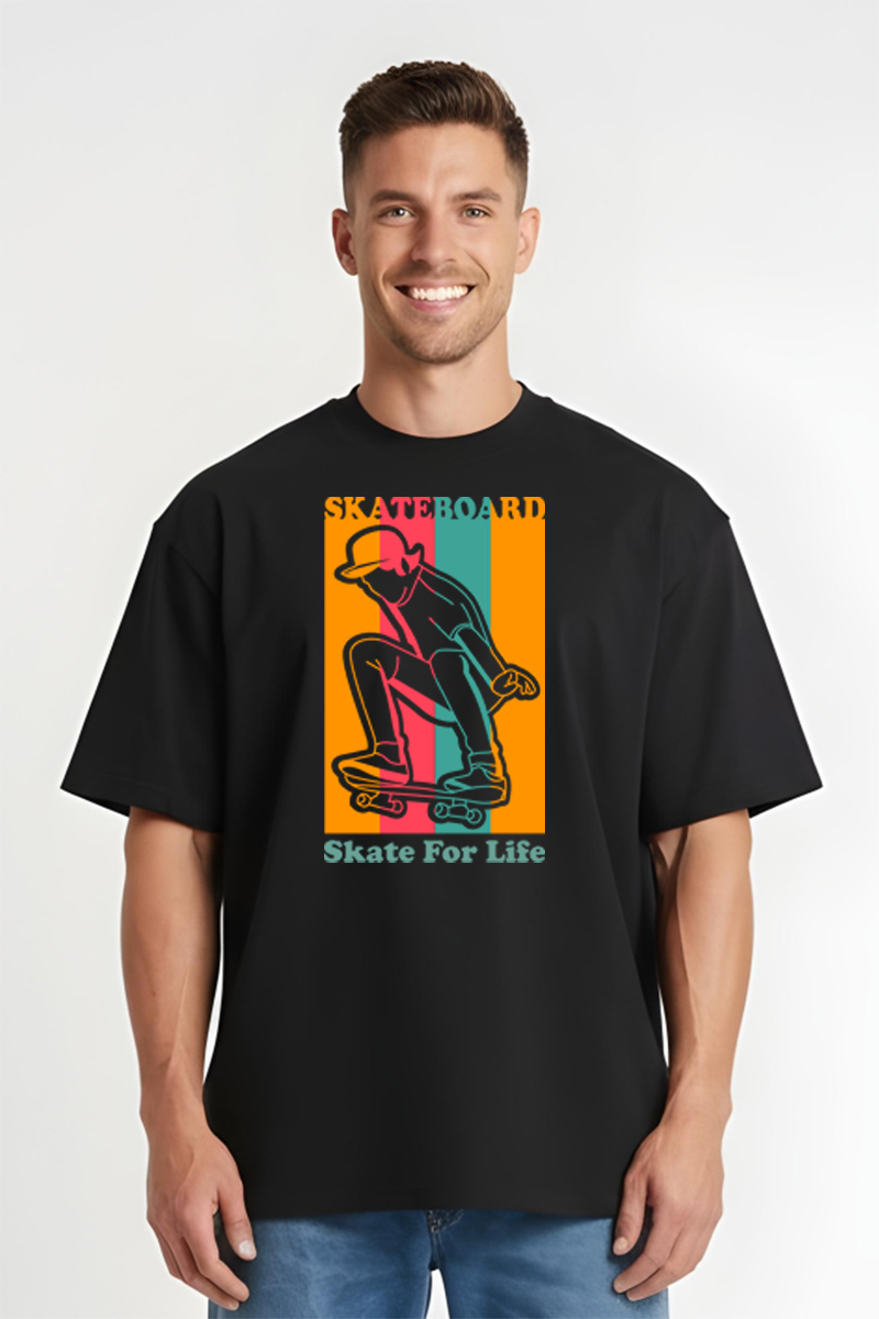 Tricou Oversize - Skateboard - imagine 4