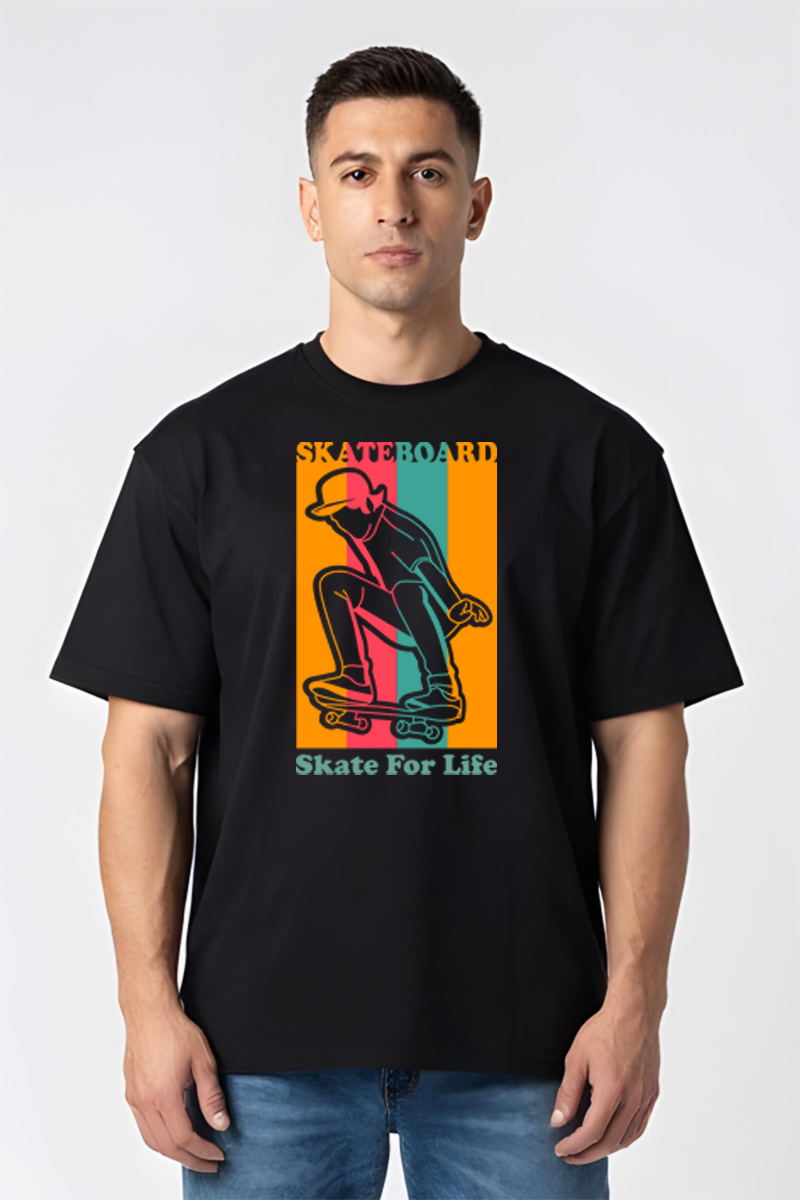 Tricou Oversize - Skateboard - imagine 5