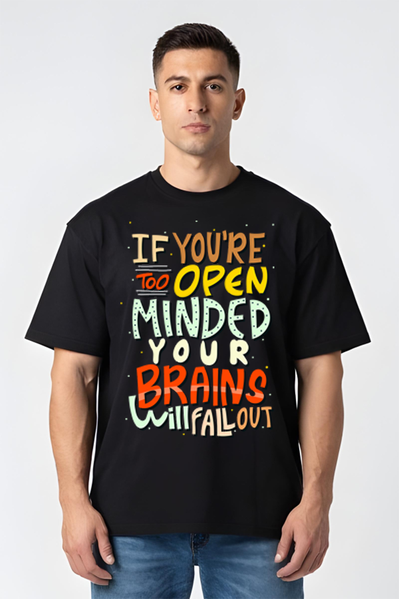 Tricou Oversize - Open Mind - imagine 3