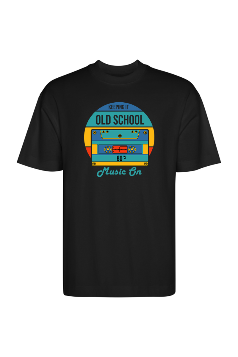 Tricou Oversize - Old School Music - imagine 4