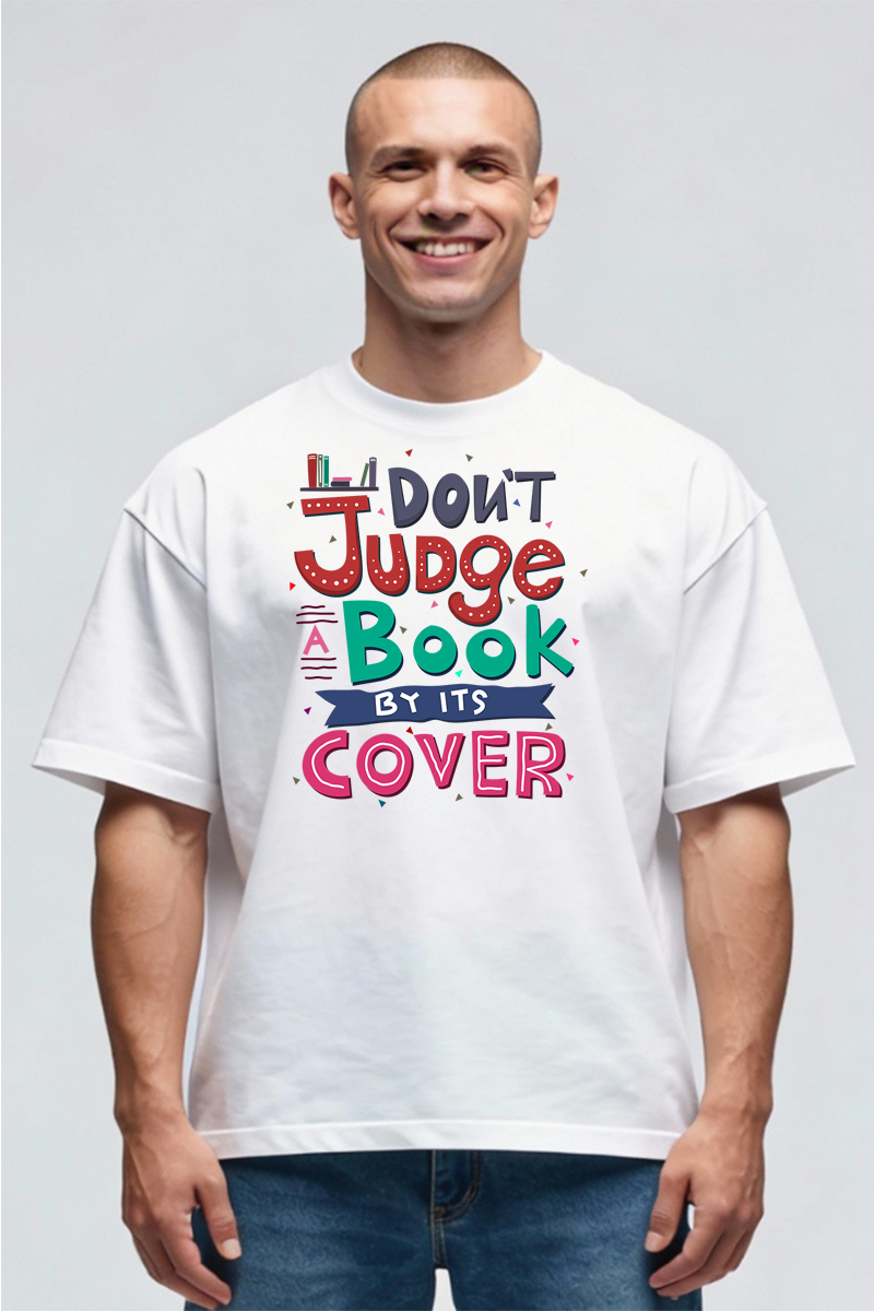 Tricou Oversize - Book Cover - imagine 3