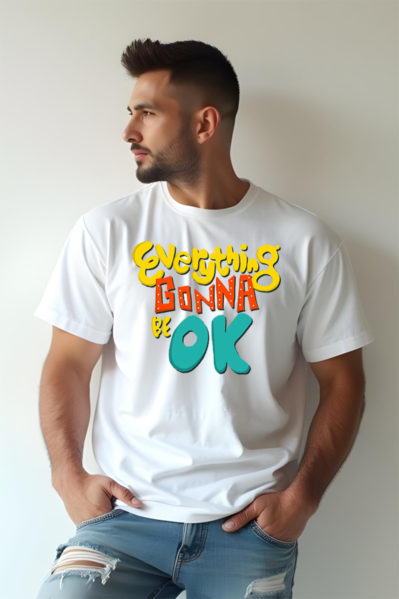 Tricou Oversize - Everything Gonna Be OK - imagine 2