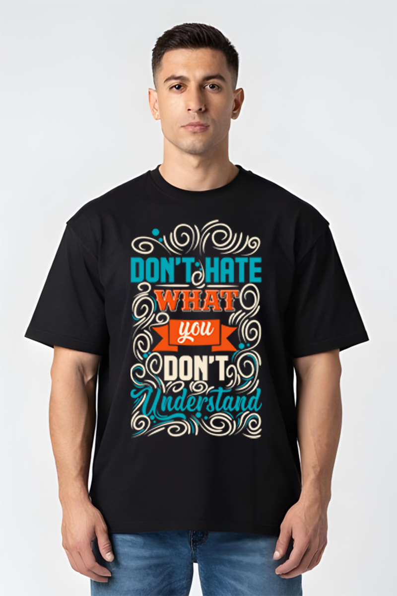 Tricou Oversize - Don't Hate - imagine 2