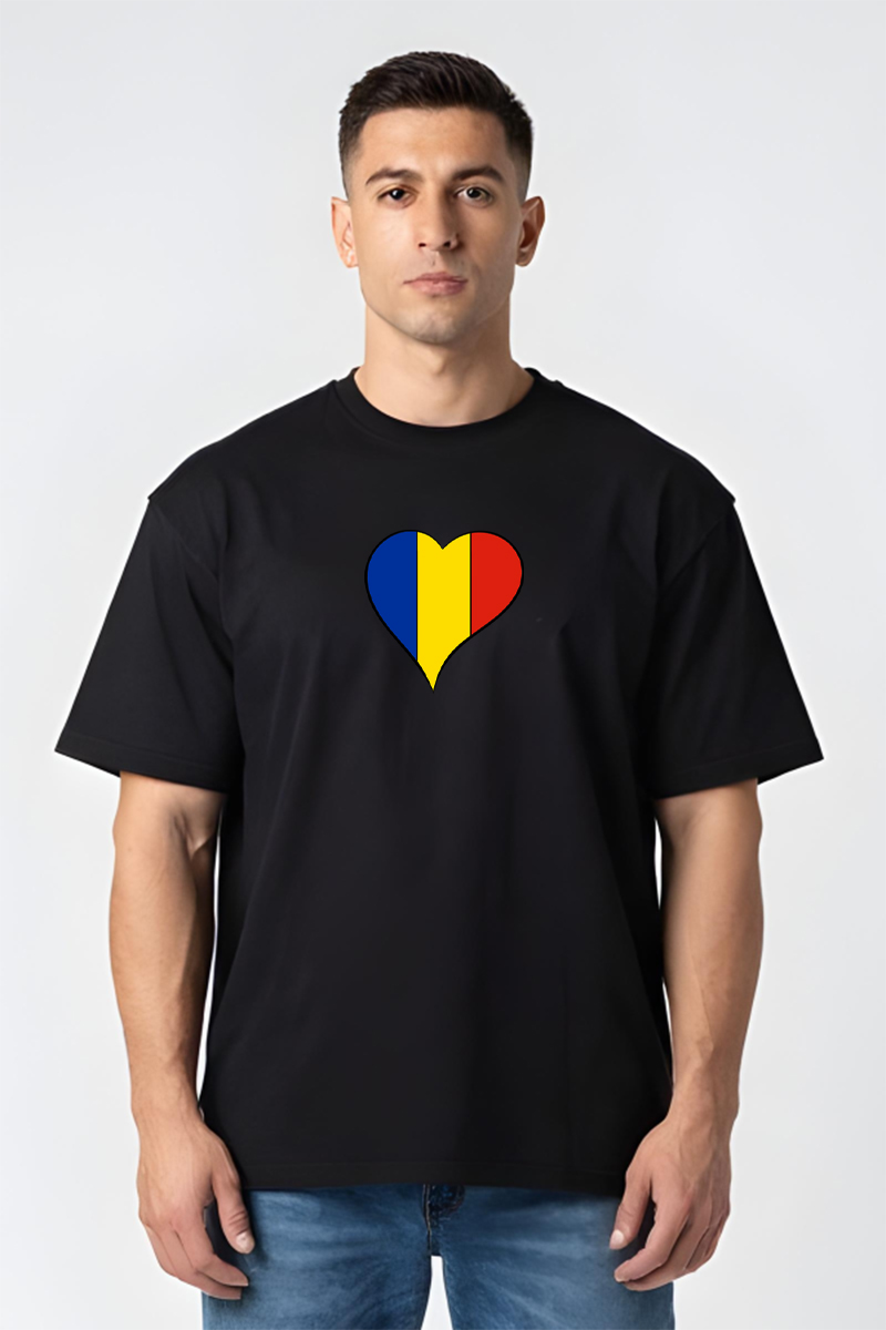 Tricou Oversize - Love Romania - imagine 4