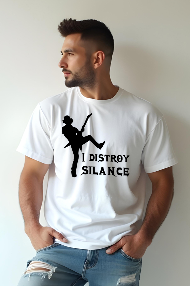 Tricou Oversize - Distroy Silance Guitar