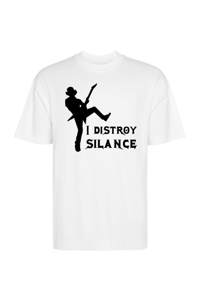 Tricou Oversize - Distroy Silance Guitar - imagine 2