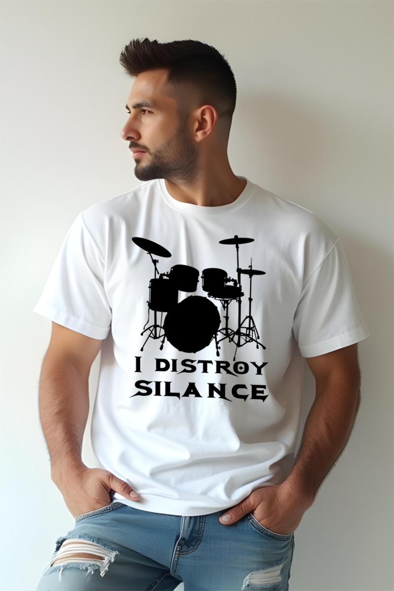 Tricou Oversize - Distroy Silance Drums - imagine 2