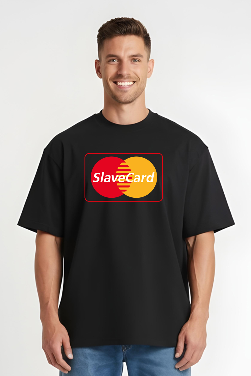 Tricou Oversize - Slave Card - imagine 4