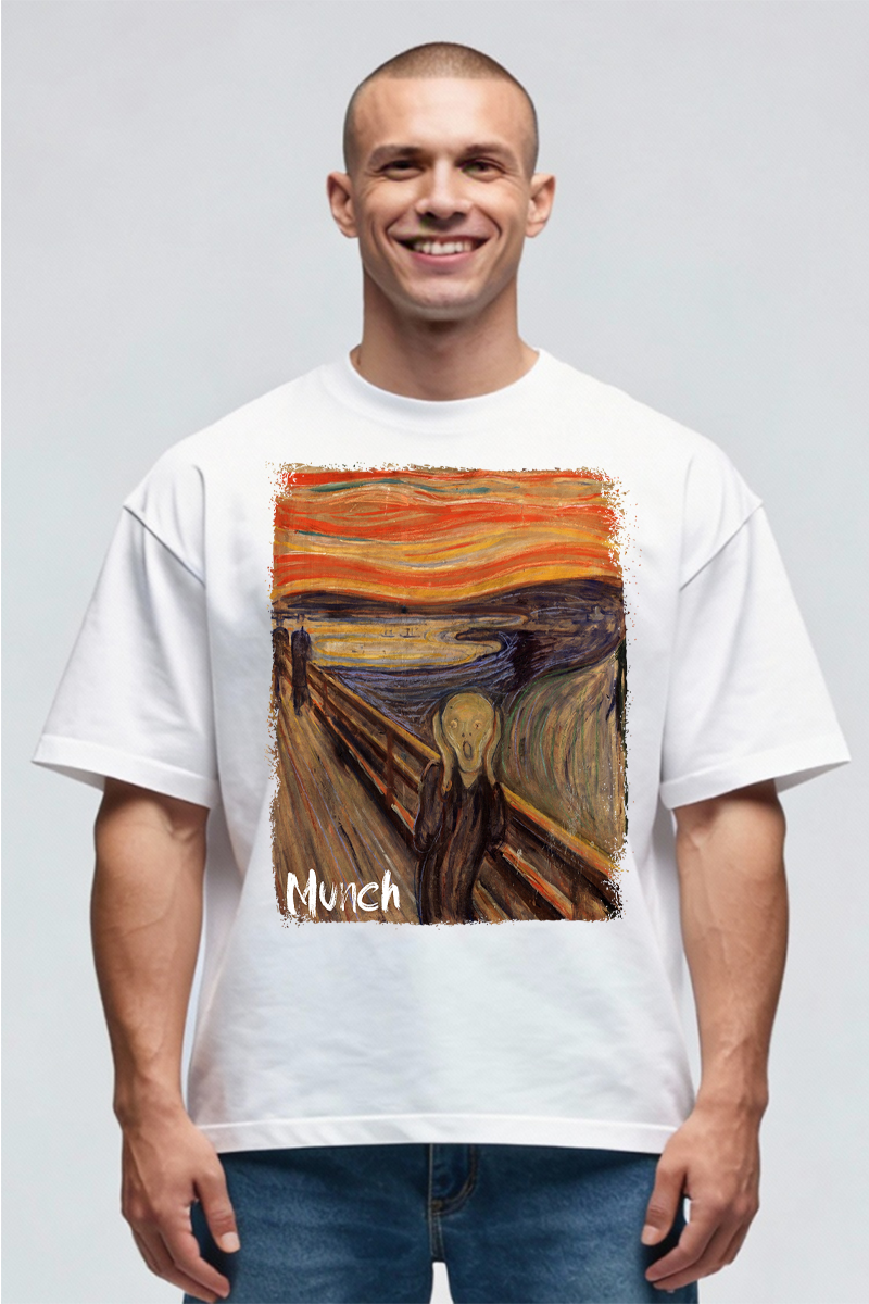 Tricou Oversize - Munch Scream