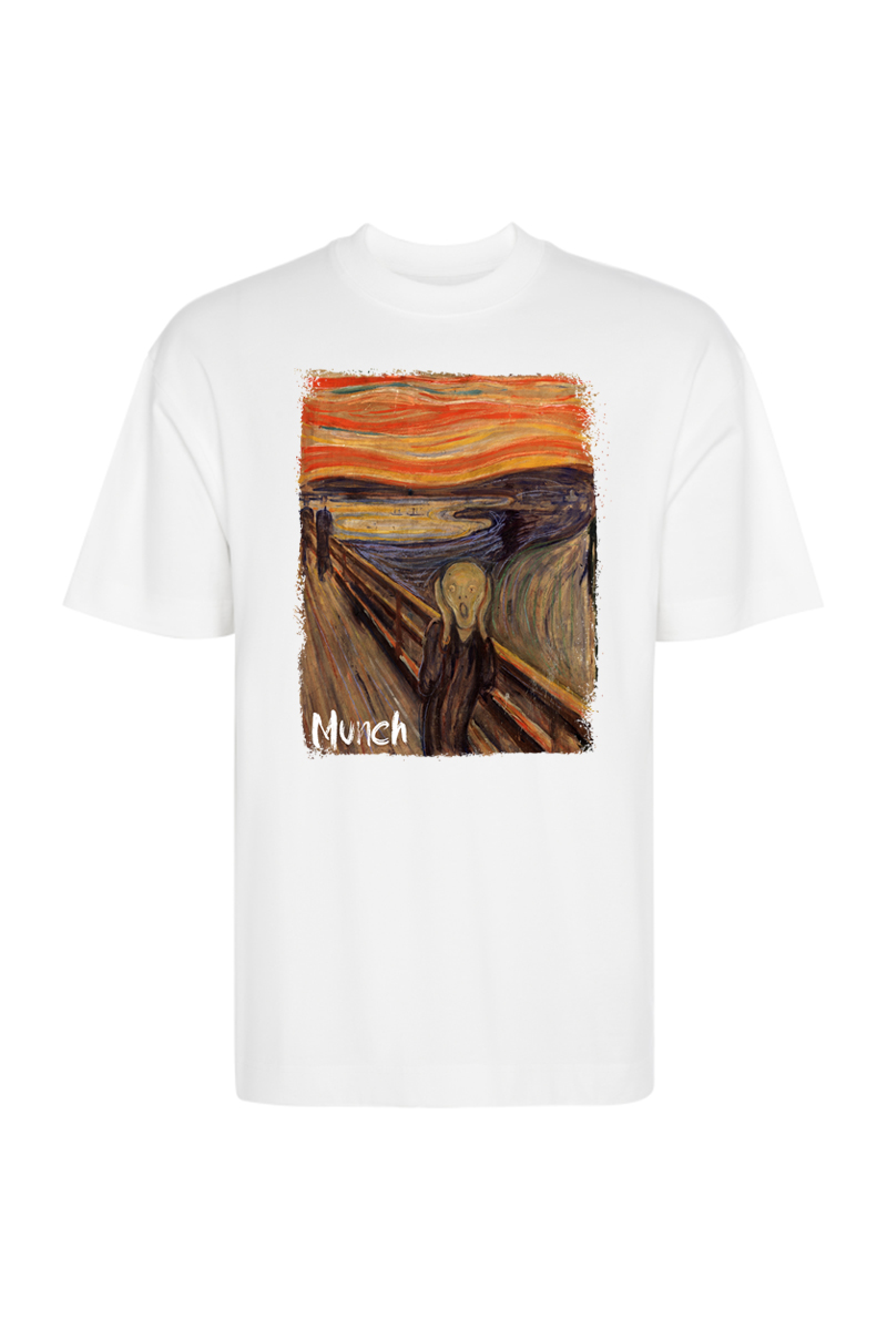 Tricou Oversize - Munch Scream - imagine 4