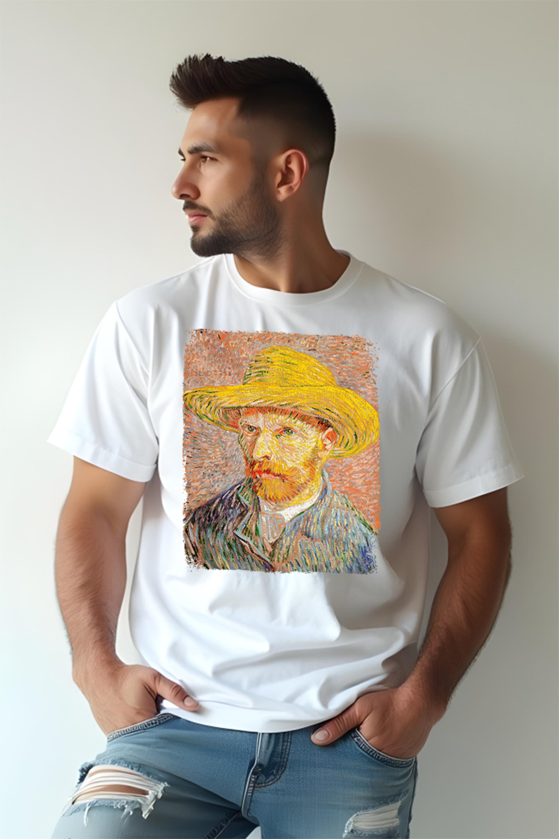 Tricou Oversize - Autoportret Van Gogh