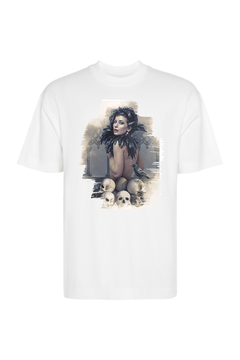 Tricou Oversize - Portret gotic
