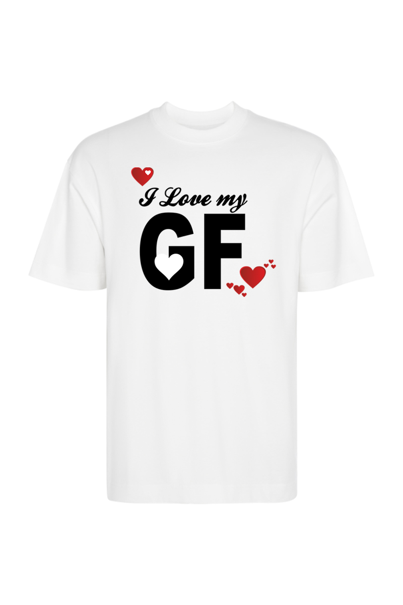Tricou Oversize - Love my GF - imagine 2