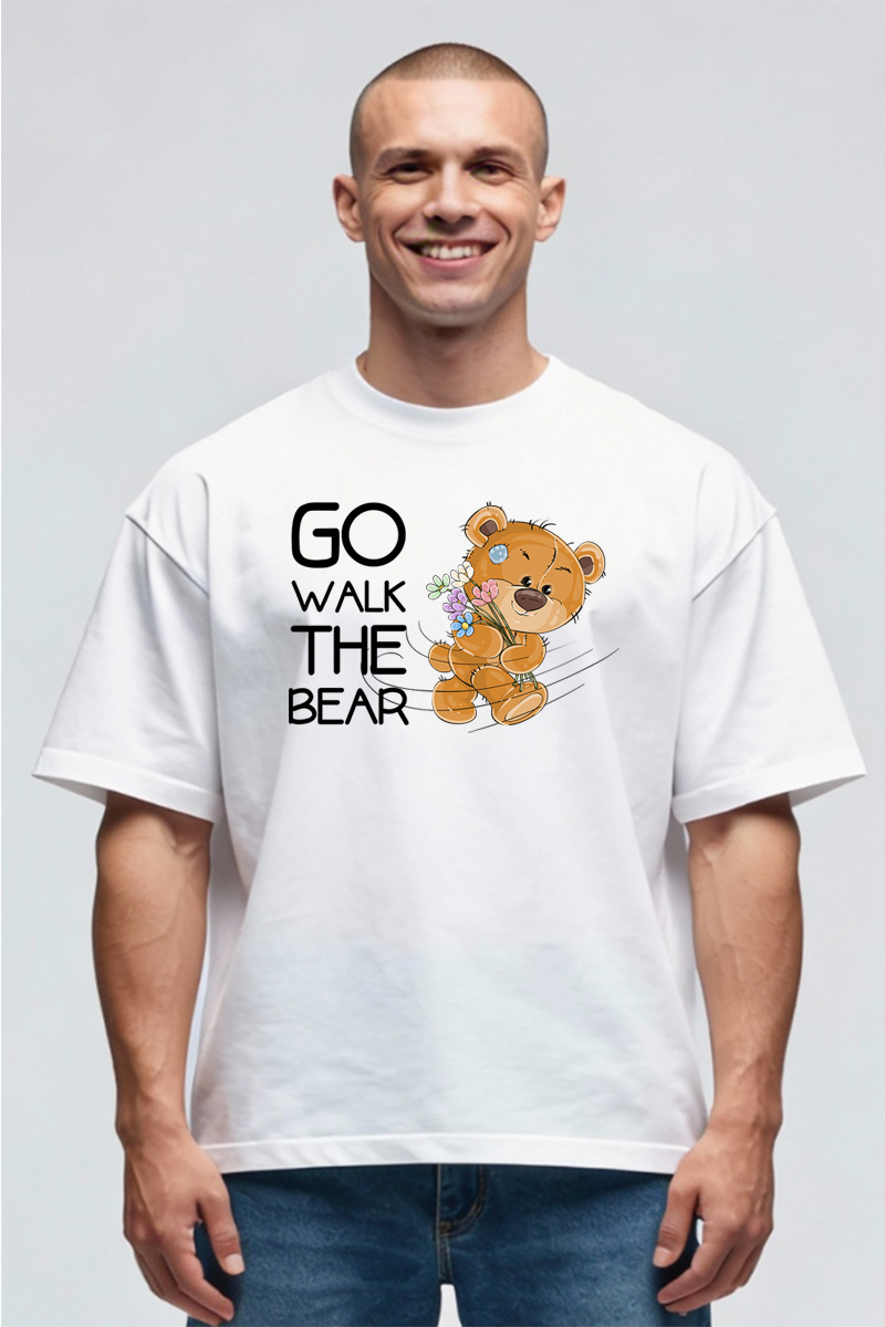 Tricou Oversize - Walk the Bear