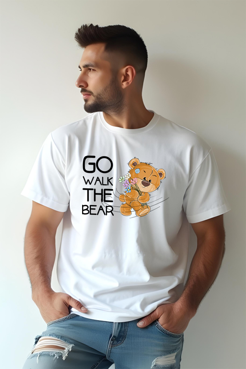 Tricou Oversize - Walk the Bear - imagine 2