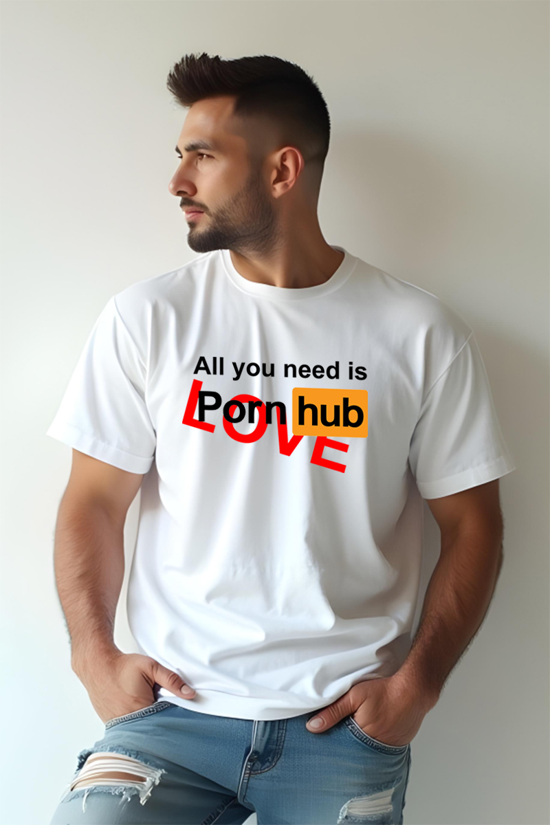 Tricou Oversize - You Need is PornHub