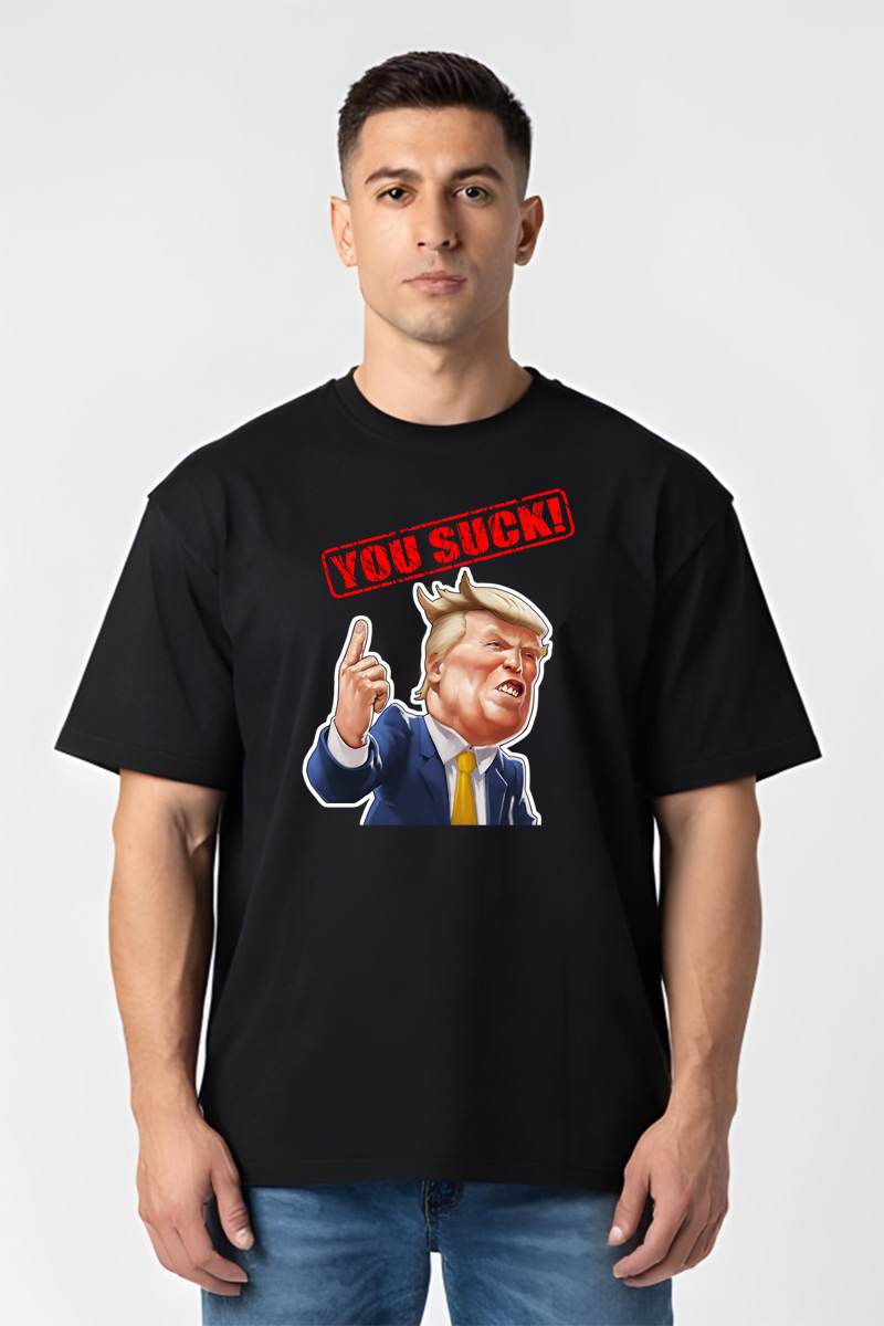 Tricou Oversize - Trump - imagine 5