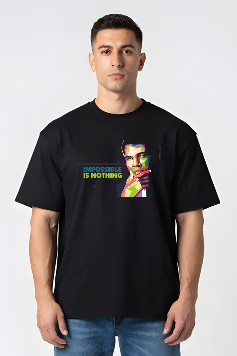 Tricou Oversize - Ali Impposible - imagine 2