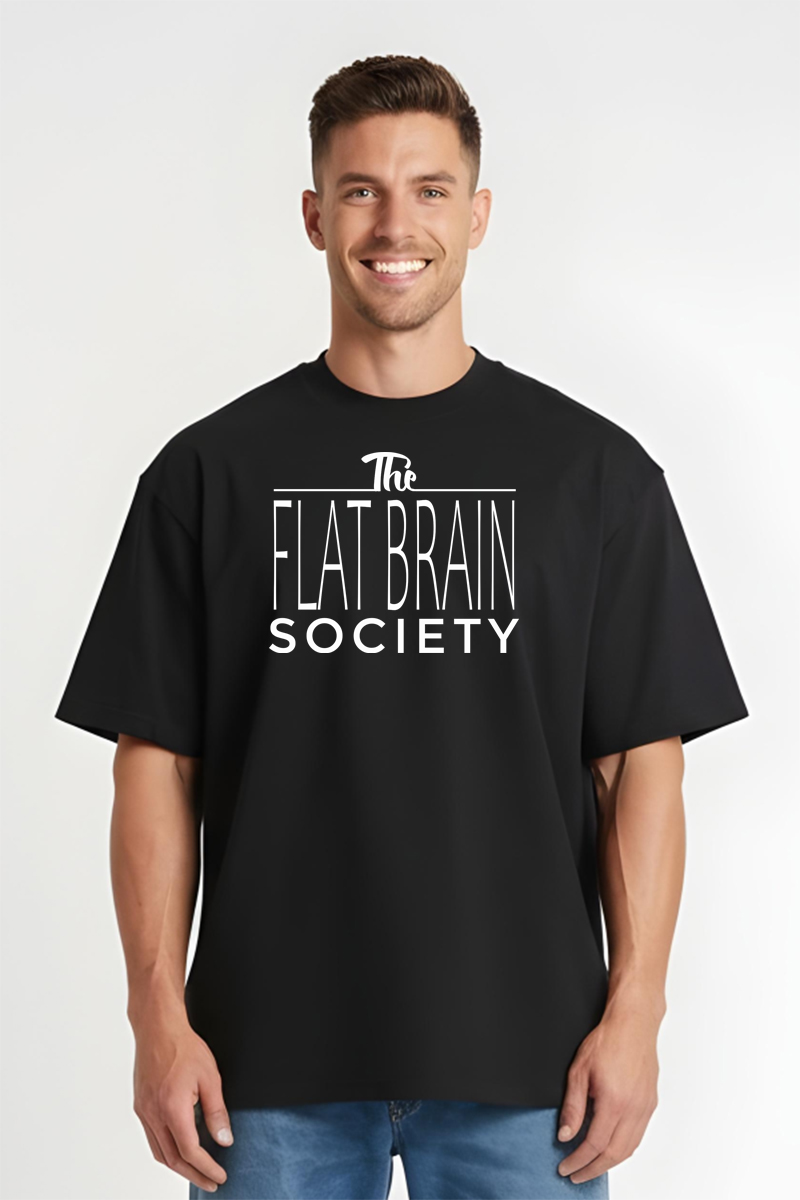 Tricou Oversize - Flat Brain Society - imagine 4