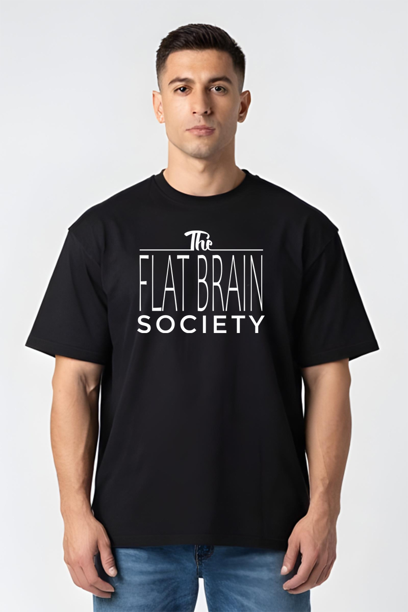 Tricou Oversize - Flat Brain Society - imagine 5