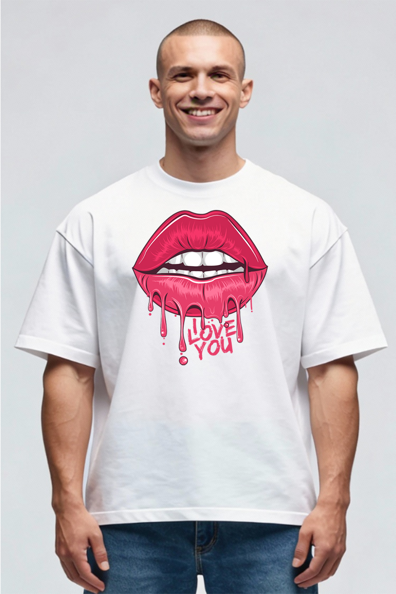 Tricou Oversize - Love You - imagine 2