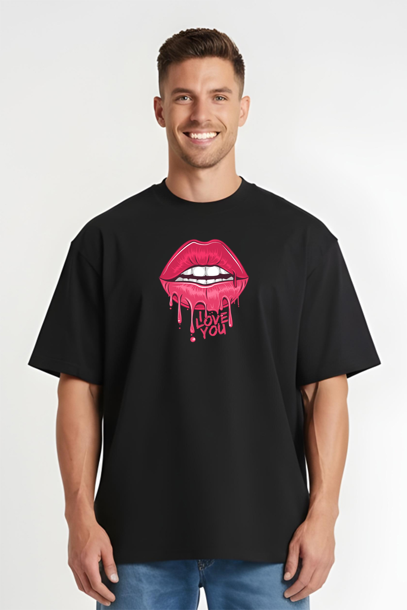 Tricou Oversize - Love You - imagine 4