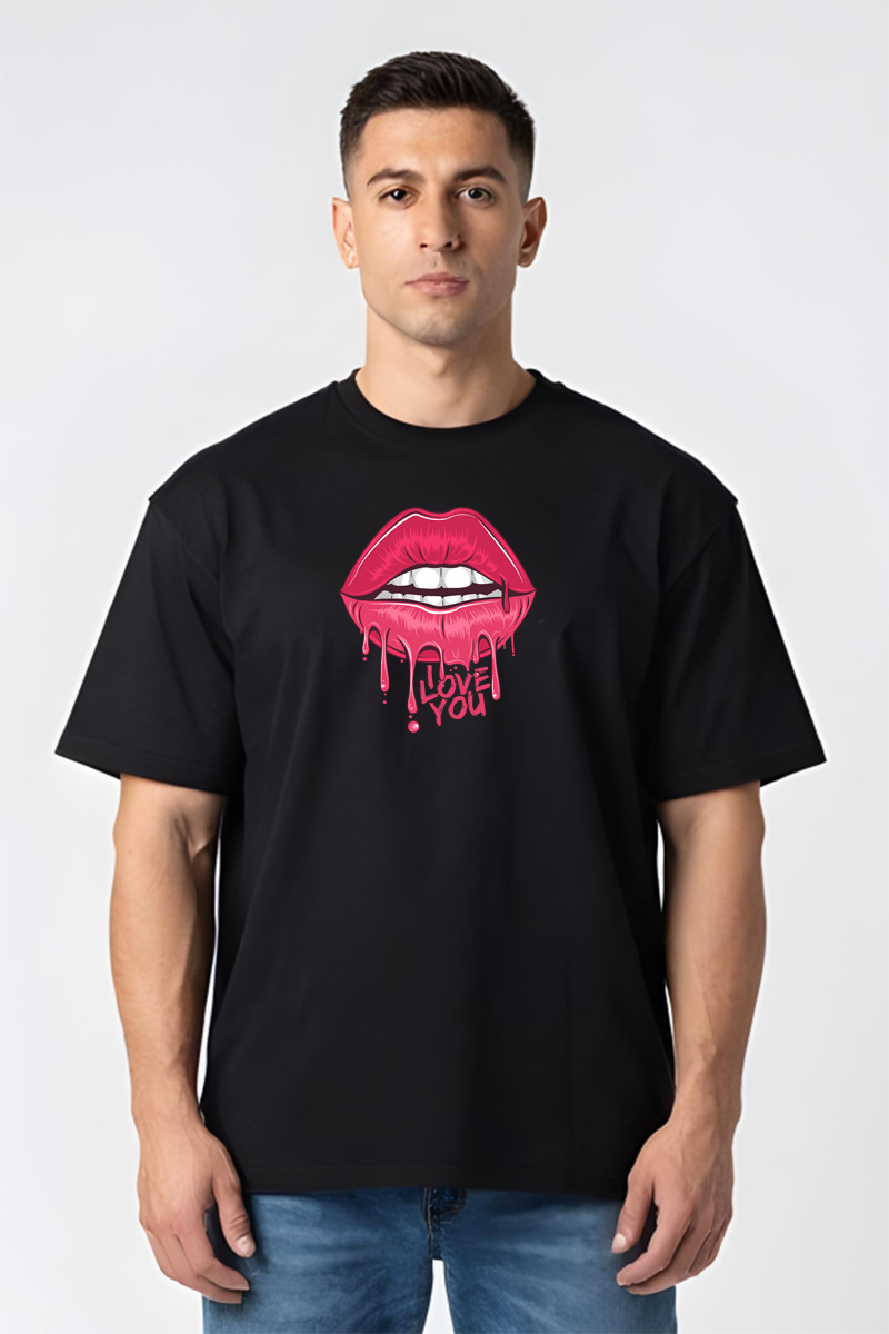Tricou Oversize - Love You - imagine 5